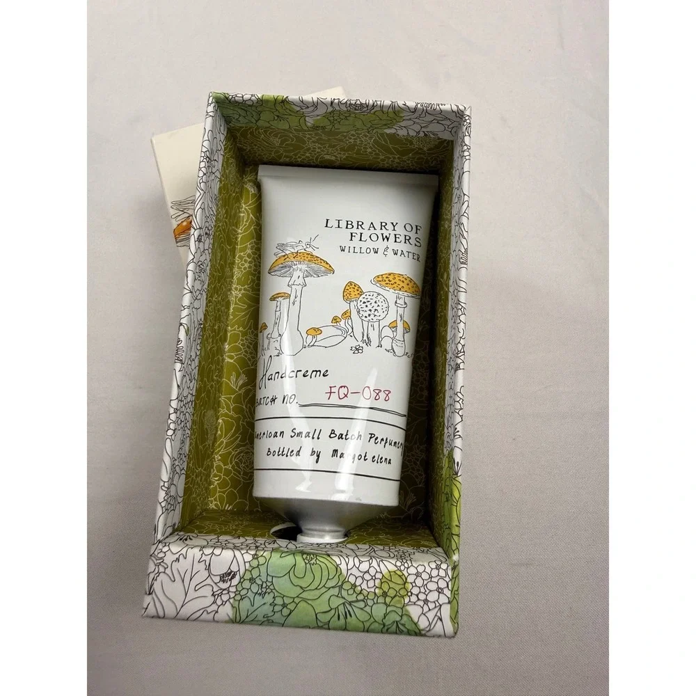 Library of Flowers Willow & Water Handcreme Margot Elena 2.65oz Small Batch New